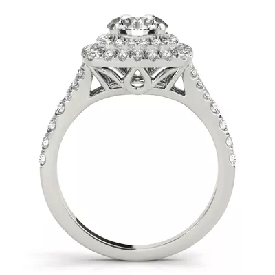 Ellery Double Halo Engagement Ring