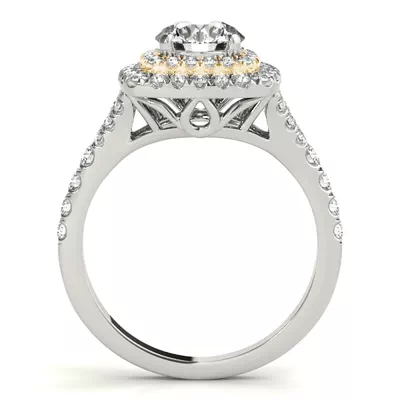 Ellery Double Halo Engagement Ring