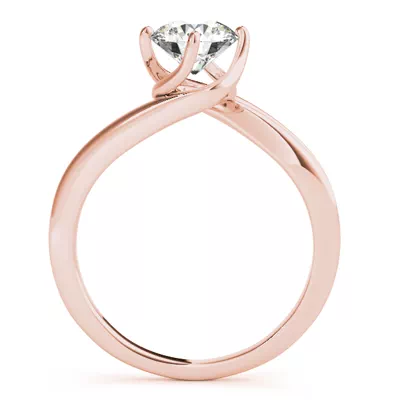 Alberta Bypass Solitaire Engagement Ring