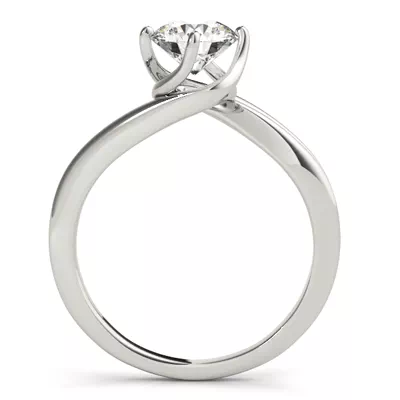 Alberta Bypass Solitaire Engagement Ring