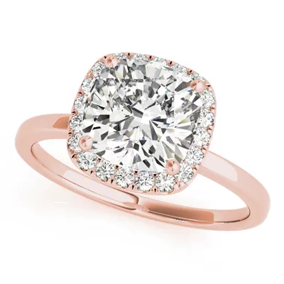Annika Halo Engagement Ring