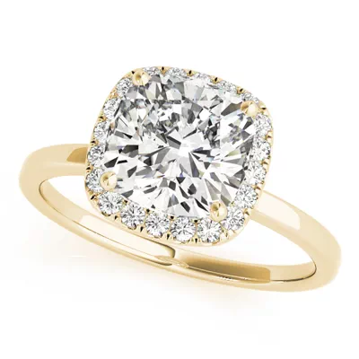 Annika Halo Engagement Ring