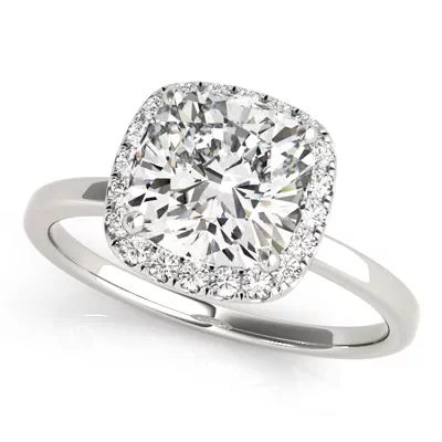 Annika Halo Engagement Ring