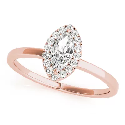 Nora Halo Engagement Ring