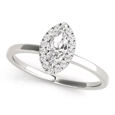 Nora Halo Engagement Ring