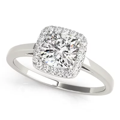 Kimia Halo Engagement Ring