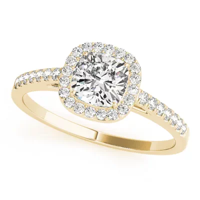 Elizabeth Halo Engagement Ring