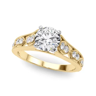 Zera Cathedral Diamond Engagement Ring