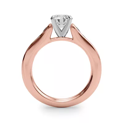 Sable Channel Diamond Engagement Ring