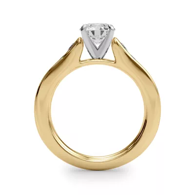 Sable Channel Diamond Engagement Ring