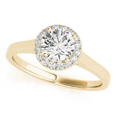 Aria Halo Engagement Ring