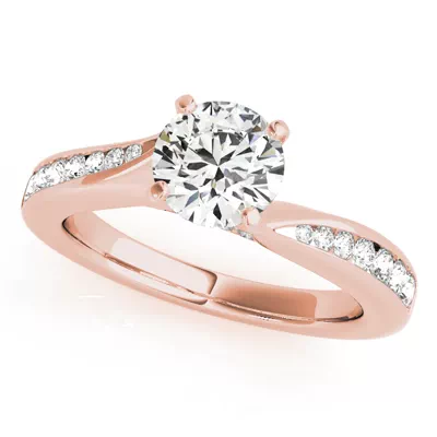 Darya Channel Diamond Bypass Engagement Ring