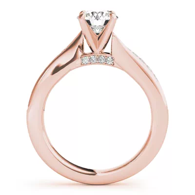 Darya Channel Diamond Bypass Engagement Ring