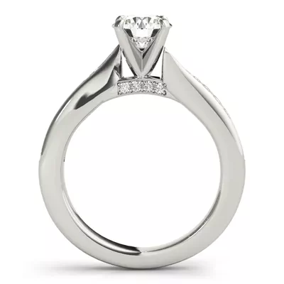 Darya Channel Diamond Bypass Engagement Ring