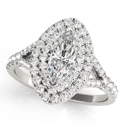 Gwendolyn Halo Engagement Ring