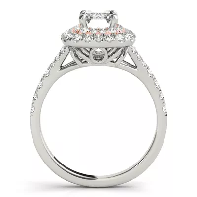 Hadley Double Halo Engagement Ring