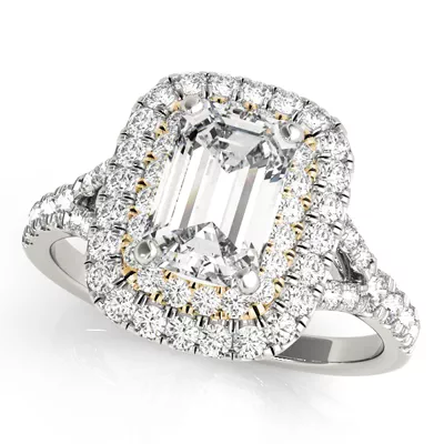 Hadley Double Halo Engagement Ring