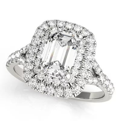Hadley Double Halo Engagement Ring