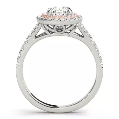 Adele Double Halo Engagement Ring