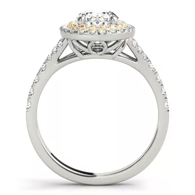 Adele Double Halo Engagement Ring