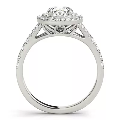 Adele Double Halo Engagement Ring