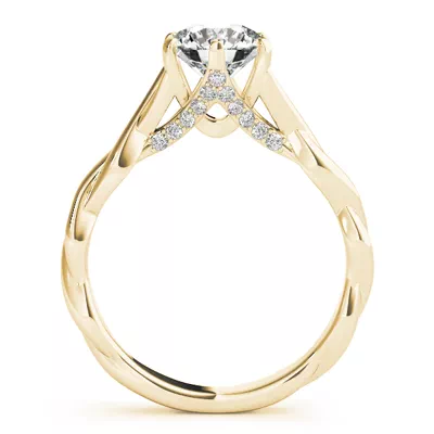 Skylar 6 Prong Twist Engagement Ring