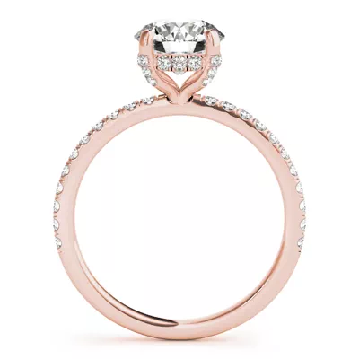 Stella Hidden Halo Engagement Ring