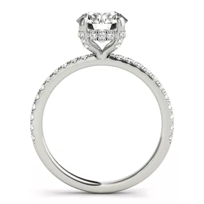 Stella Hidden Halo Engagement Ring