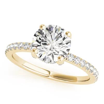 Stella Hidden Halo Engagement Ring
