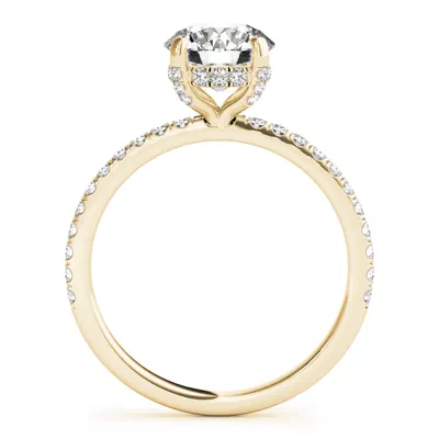 Stella Hidden Halo Engagement Ring