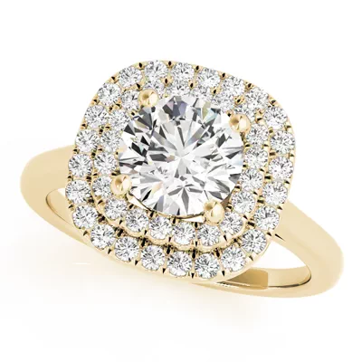 Devon Double Halo Engagement Ring
