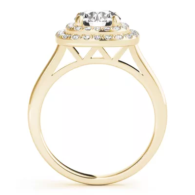 Devon Double Halo Engagement Ring