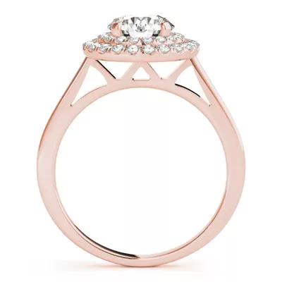 Cairo Double Halo Engagement Ring