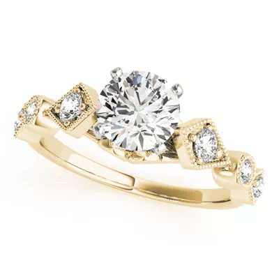 Wilder Art-Deco Inspired Engagement Ring