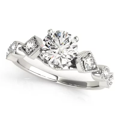 Wilder Art-Deco Inspired Engagement Ring