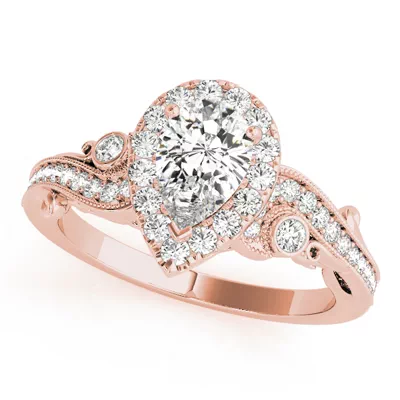 Beatrix Halo Engagement Ring