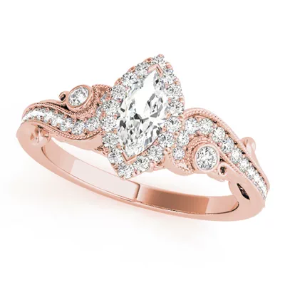 Azariah Halo Engagement Ring