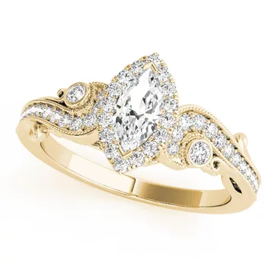 Azariah Halo Engagement Ring