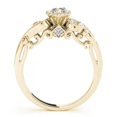 Azariah Halo Engagement Ring