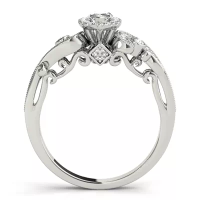 Azariah Halo Engagement Ring