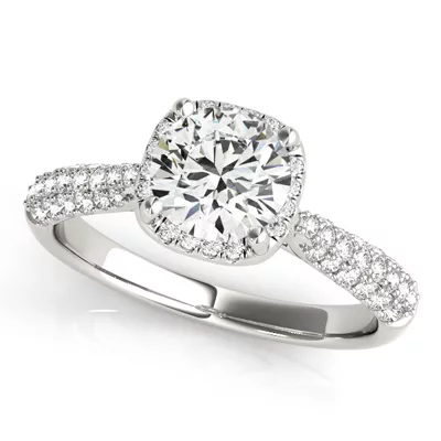 Marleigh Halo Engagement Ring