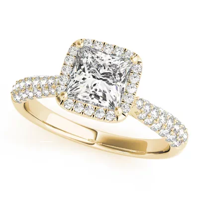 Bessie Halo Engagement Ring