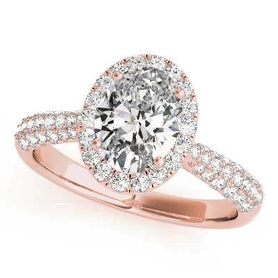 Marilyn Halo Engagement Ring