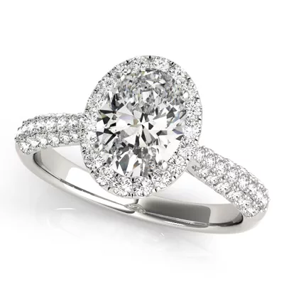 Marilyn Halo Engagement Ring