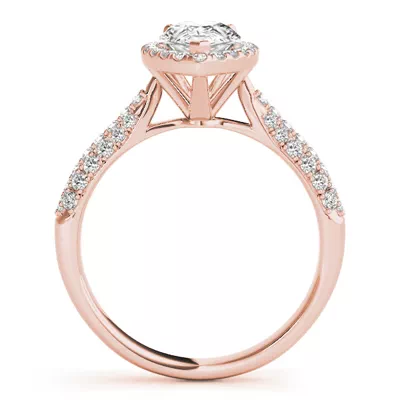 June Halo Engagement Ring