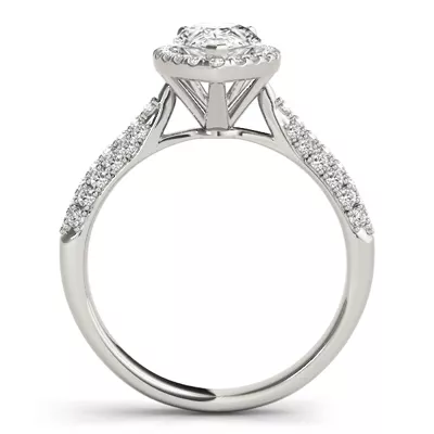 June Halo Engagement Ring