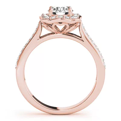 Lessie Halo Engagement Ring
