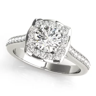 Lessie Halo Engagement Ring