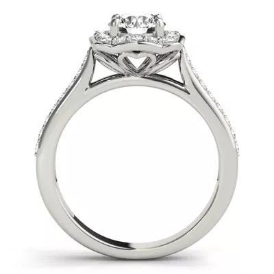 Lessie Halo Engagement Ring