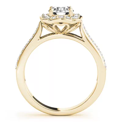 Lessie Halo Engagement Ring
